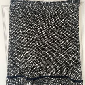 Elegant Black and White Skirt